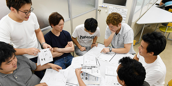 学生自習室の風景